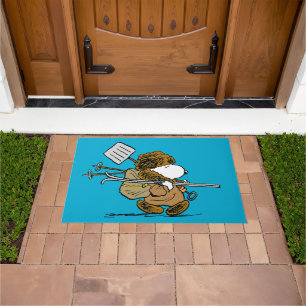Peanuts   Snoopy Snow Warrior Doormat