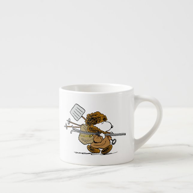 Peanuts | Snoopy Snow Warrior Espresso Cup (Right)