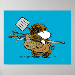 Peanuts   Snoopy Snow Warrior Poster