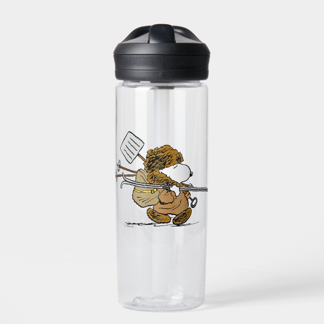Peanuts | Snoopy Snow Warrior Water Bottle (Front)