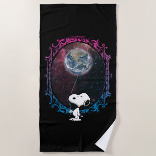Peanuts   Snoopy Spaced Out Balloon Beach Towel