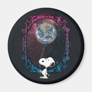Peanuts   Snoopy Spaced Out Balloon Magnet
