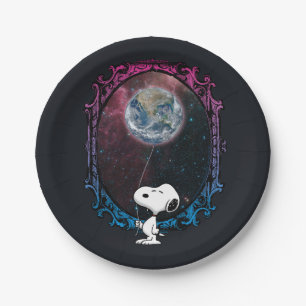 Peanuts   Snoopy Spaced Out Balloon Paper Plate