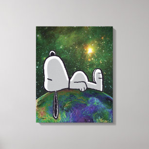 Peanuts Snoopy Spaced Out Canvas Print