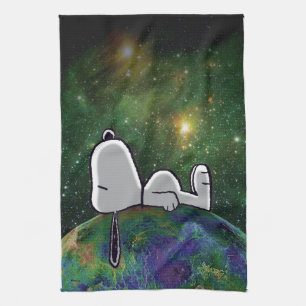 Peanuts Snoopy Spaced Out Tea Towel