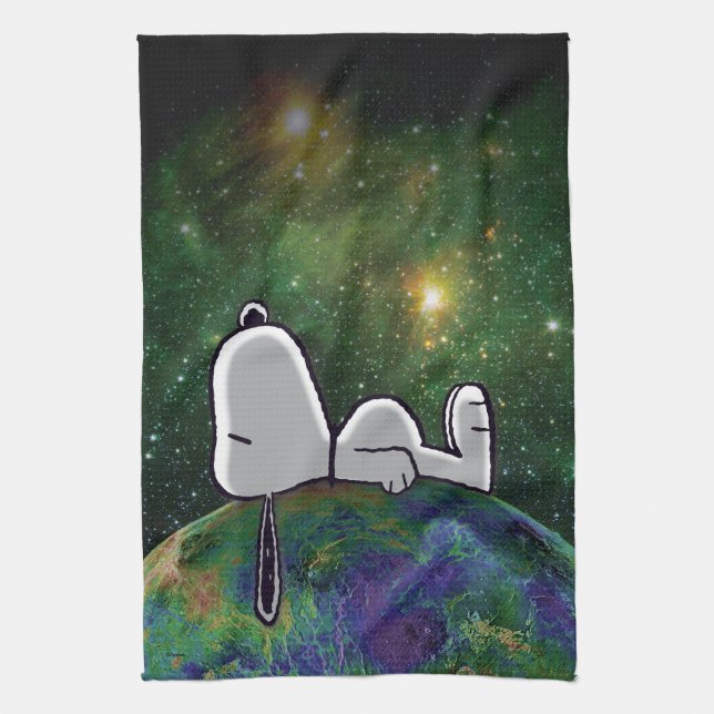 Peanuts | Snoopy Spaced Out Tea Towel (Vertical)