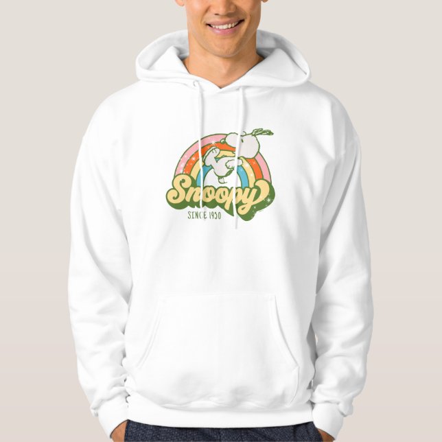Peanuts | Snoopy Sparkle Rainbow Hoodie (Front)