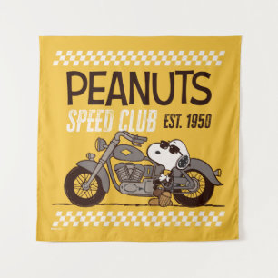 Peanuts   Snoopy Speed Club Tapestry