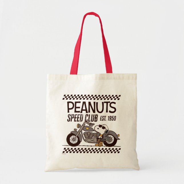 Peanuts | Snoopy Speed Club Tote Bag (Front)