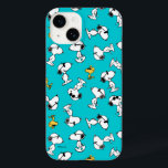 Peanuts | Snoopy & Sunglasses Pattern Case-Mate iPhone 14 Case<br><div class="desc">Check out this fun Peanuts design featuring Snoopy and Woodstock.</div>