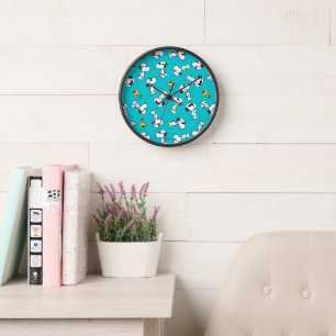 Peanuts   Snoopy & Sunglasses Pattern Clock