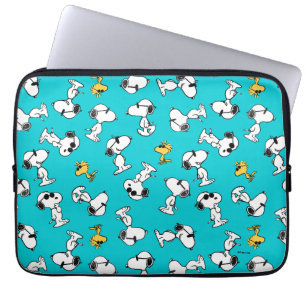 Peanuts   Snoopy & Sunglasses Pattern Laptop Sleeve
