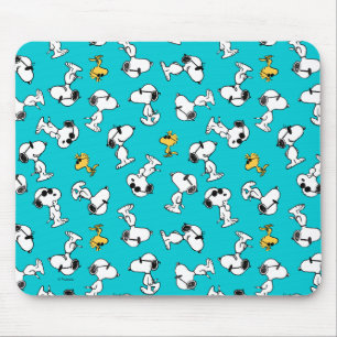 Peanuts   Snoopy & Sunglasses Pattern Mouse Pad