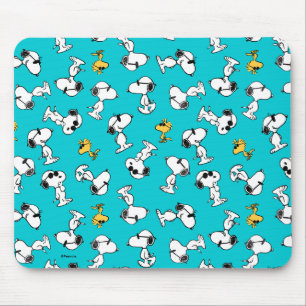 Peanuts   Snoopy & Sunglasses Pattern Mouse Pad