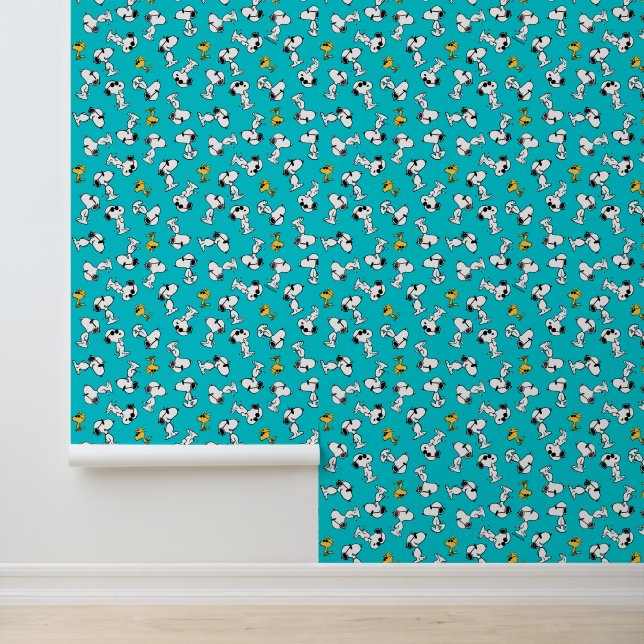 Peanuts | Snoopy & Sunglasses Pattern Wallpaper (Application)