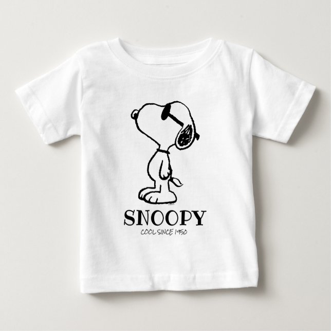 Peanuts | Snoopy Sunglasses Ponder Baby T-Shirt (Front)