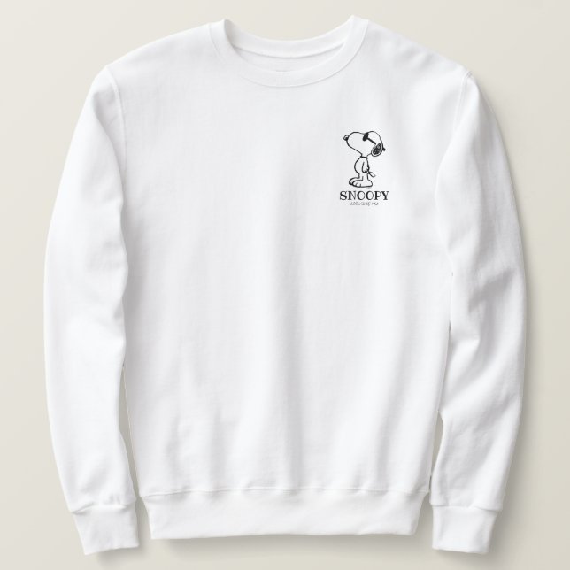 Peanuts | Snoopy Sunglasses Ponder Sweatshirt (Design Front)