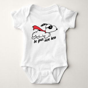 Peanuts   Snoopy Super Hero Baby Bodysuit