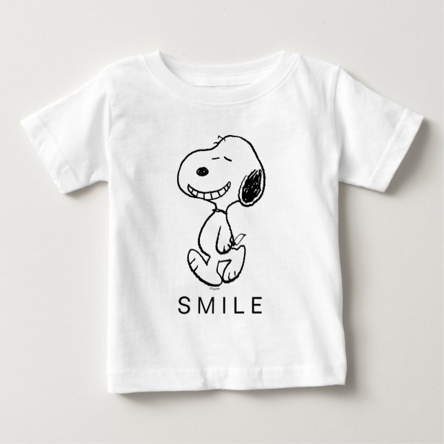 Peanuts | Snoopy Super Smile Baby T-Shirt (Front)