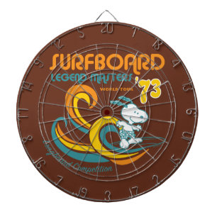 Peanuts   Snoopy Surfboard Longboard Competition Dartboard