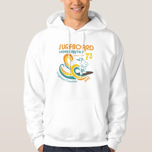 Peanuts | Snoopy Surfboard Longboard Competition Hoodie (Front)