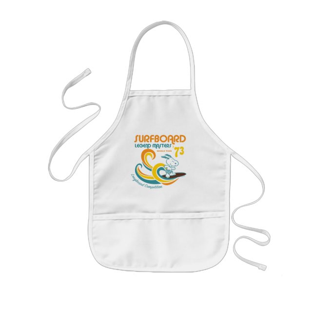 Peanuts | Snoopy Surfboard Longboard Competition Kids Apron (Front)