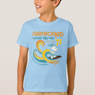 Peanuts   Snoopy Surfboard Longboard Competition T-Shirt