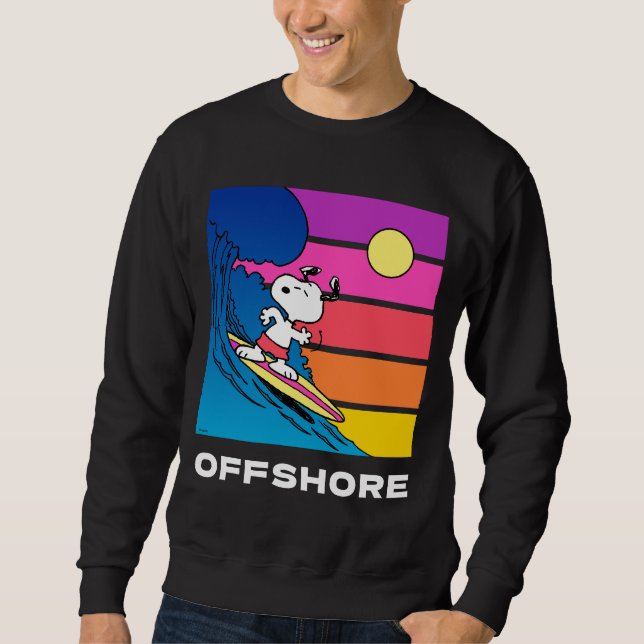 Peanuts | Snoopy Surfing Sweatshirt (Front)
