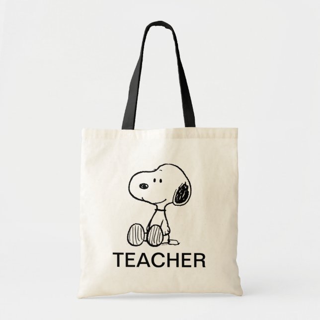 PEANUTS | Snoopy Teacher Tote Bag (Front)