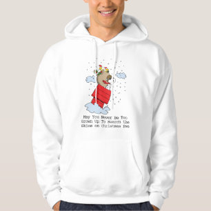 Peanuts   Snoopy the Flying Ace at Christmas Hoodie