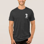 Peanuts | Snoopy the Flying Ace BW Tri-Blend Shirt<br><div class="desc">This cute Peanuts design features Snoopy as the World War I flying ace reading to take on the Red Baron of Germany.</div>