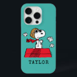 Peanuts | Snoopy the Flying Ace iPhone 15 Pro Case<br><div class="desc">This cute Peanuts design features Snoopy as the World War I flying ace reading to take on the Red Baron of Germany.</div>