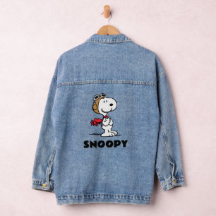 Peanuts   Snoopy The Flying Ace Denim Jacket