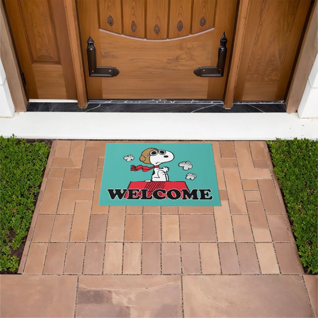 Peanuts | Snoopy the Flying Ace Doormat (Outdoor)