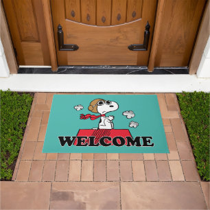Peanuts   Snoopy the Flying Ace Doormat