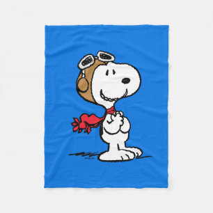 Peanuts   Snoopy The Flying Ace Fleece Blanket