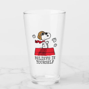 Peanuts   Snoopy the Flying Ace Glass