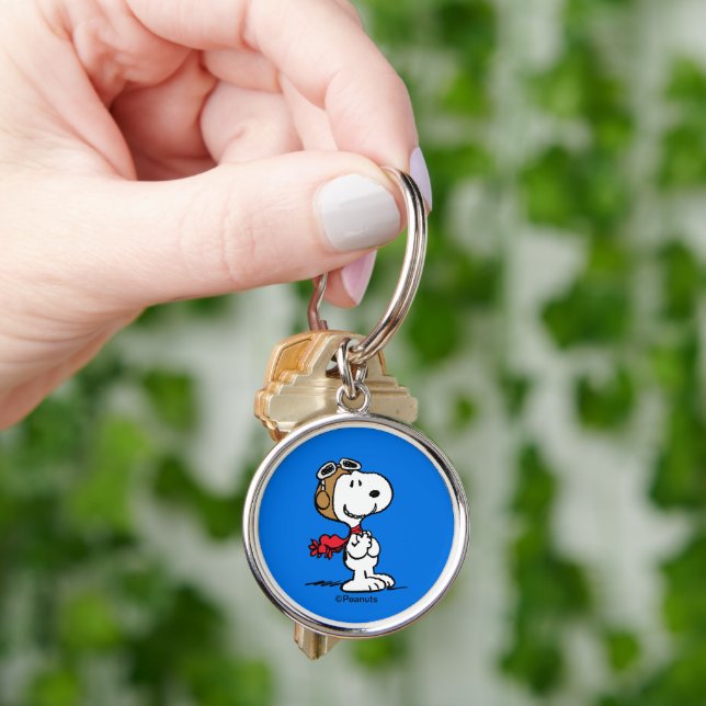 Peanuts | Snoopy The Flying Ace Key Ring (Hand)