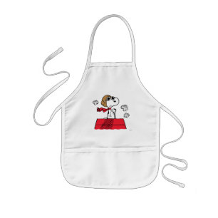 Peanuts Snoopy the Flying Ace Kids Apron