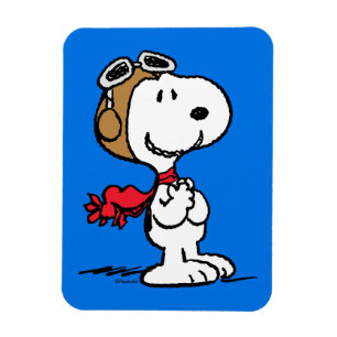 Peanuts   Snoopy The Flying Ace Magnet