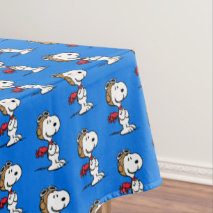 Peanuts   Snoopy The Flying Ace Tablecloth