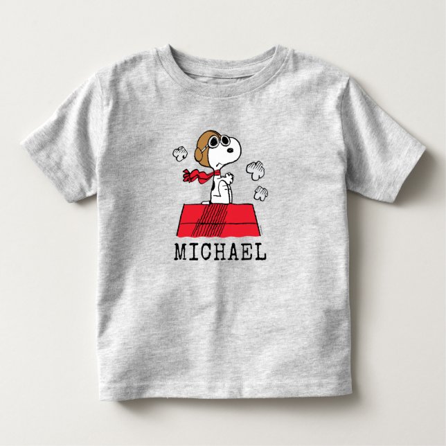 Peanuts | Snoopy the Flying Ace Toddler T-Shirt (Front)