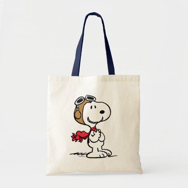 Peanuts | Snoopy The Flying Ace Tote Bag (Front)