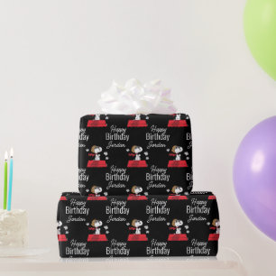 Peanuts Snoopy the Flying Ace Wrapping Paper