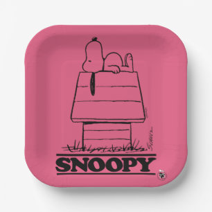 Peanuts   Snoopy The Secret To Life Paper Plate