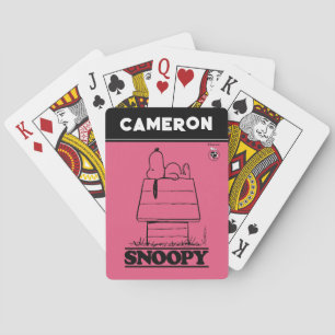 Peanuts   Snoopy The Secret To Life Playing Cards