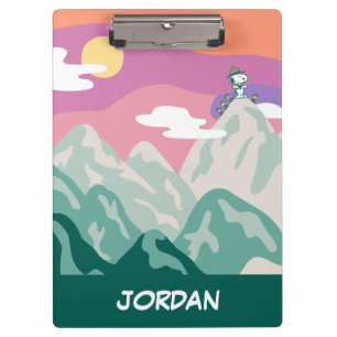 Peanuts   Snoopy & Troop Hiking the Mountain Clipboard