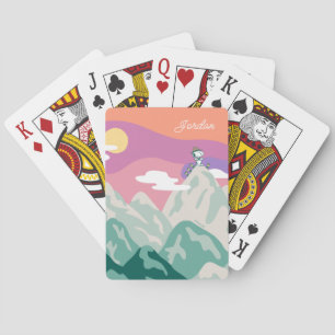 Peanuts   Snoopy & Troop Hiking the Mountain Playing Cards