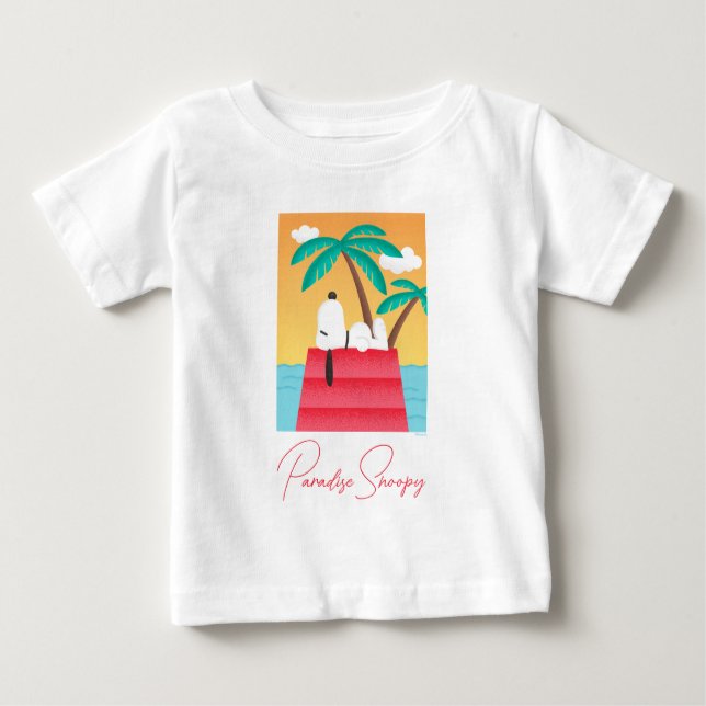 Peanuts | Snoopy Tropical Deco Dreams Baby T-Shirt (Front)
