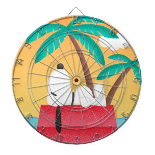 Peanuts   Snoopy Tropical Deco Dreams Dartboard